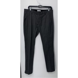 Dondup mens black gray houndstooth dress pants sz 34